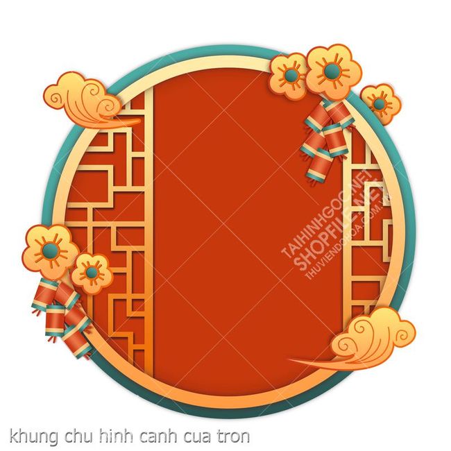 khung chu hinh canh cua tron